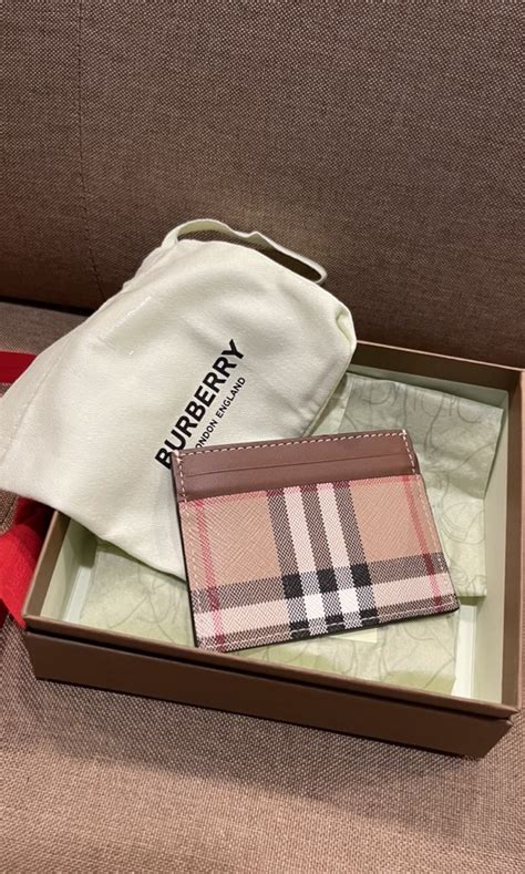 card holder burberry sale|authentic burberry card holder wallet.